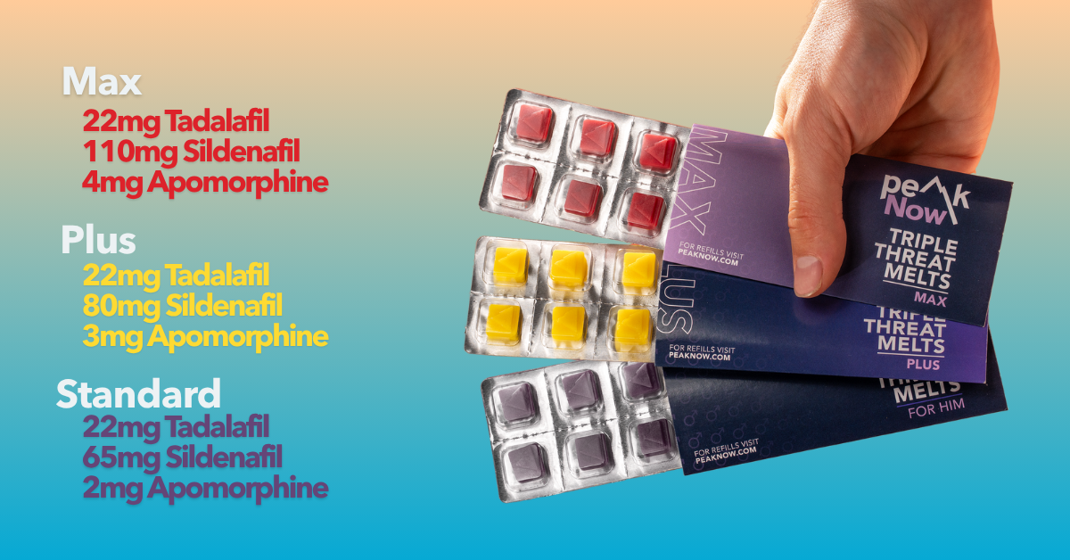 triple threat melts erectile dysfunction medication